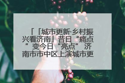 「城市更新·乡村振兴看济南」昔日“痛点”变今日“亮点” 济南市市中区上演城市更新“三部曲”