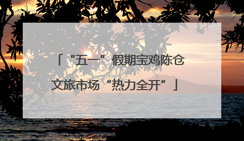 “五一”假期宝鸡陈仓文旅市场“热力全开”