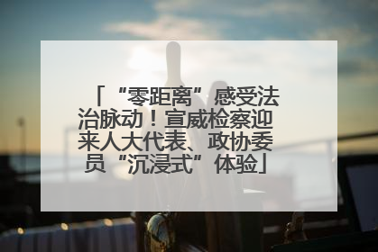 “零距离”感受法治脉动！宣威检察迎来人大代表、政协委员“沉浸式”体验