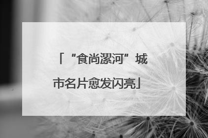 “食尚漯河”城市名片愈发闪亮