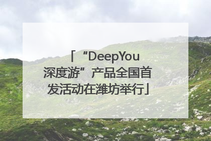 “DeepYou深度游”产品全国首发活动在潍坊举行