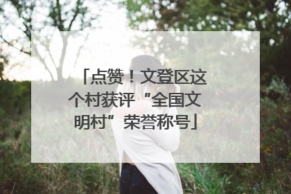 点赞！文登区这个村获评“全国文明村”荣誉称号