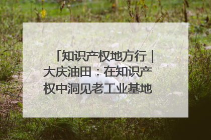 知识产权地方行｜大庆油田：在知识产权中洞见老工业基地的 “创新密码”