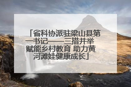 省科协派驻梁山县第一书记——三措并举 赋能乡村教育 助力黄河滩娃健康成长