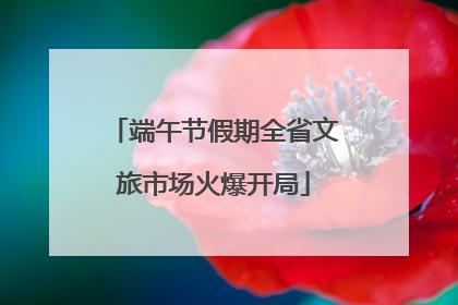 端午节假期全省文旅市场火爆开局