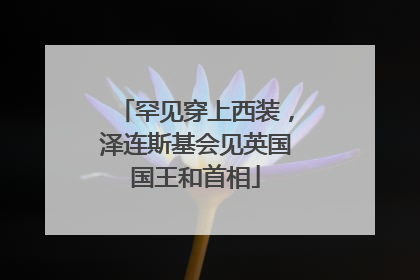 罕见穿上西装，泽连斯基会见英国国王和首相