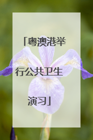 粤澳港举行公共卫生演习