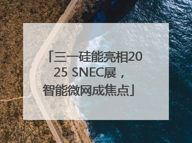 三一硅能亮相2025 SNEC展，智能微网成焦点