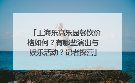 上海乐高乐园餐饮价格如何？有哪些演出与娱乐活动？记者探营