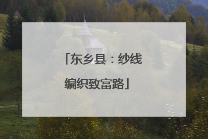 东乡县：纱线编织致富路
