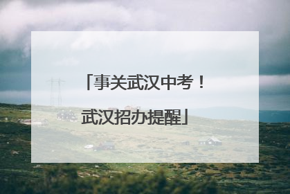 事关武汉中考！武汉招办提醒