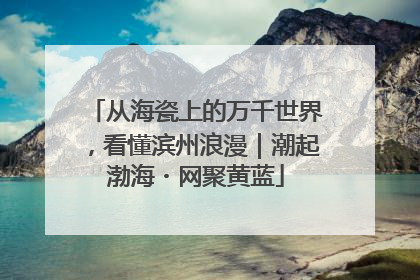从海瓷上的万千世界，看懂滨州浪漫｜潮起渤海・网聚黄蓝