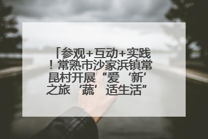 参观+互动+实践！常熟市沙家浜镇常昆村开展“爱‘新’之旅‘蔬’适生活”参观学习活动
