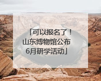 可以报名了！山东博物馆公布6月研学活动