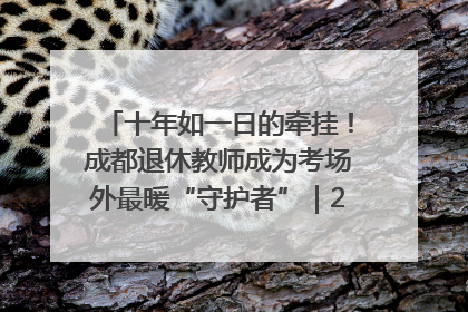 十年如一日的牵挂！成都退休教师成为考场外最暖“守护者”｜2025四川高考