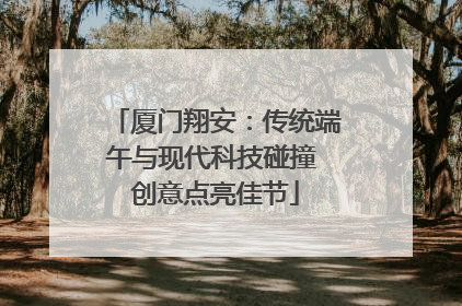 厦门翔安：传统端午与现代科技碰撞 创意点亮佳节