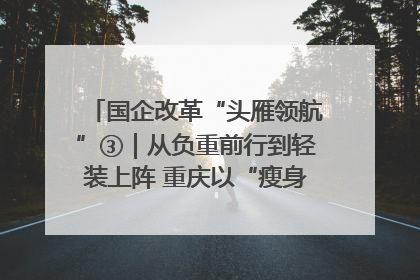 国企改革“头雁领航”③｜从负重前行到轻装上阵 重庆以“瘦身”谋“健体”