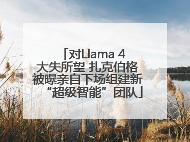 对Llama 4大失所望 扎克伯格被曝亲自下场组建新“超级智能”团队