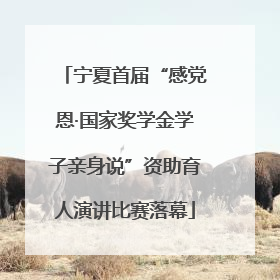 宁夏首届“感党恩·国家奖学金学子亲身说”资助育人演讲比赛落幕