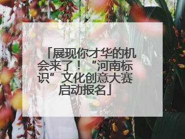 展现你才华的机会来了！“河南标识”文化创意大赛启动报名