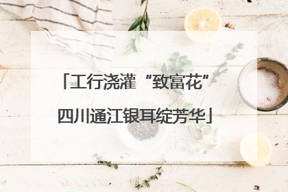 工行浇灌“致富花” 四川通江银耳绽芳华