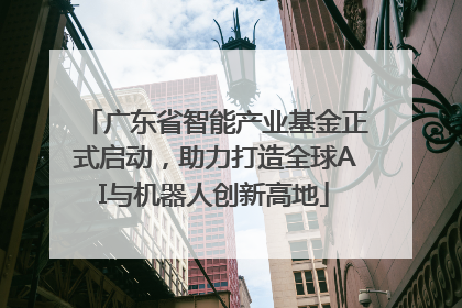 广东省智能产业基金正式启动，助力打造全球AI与机器人创新高地