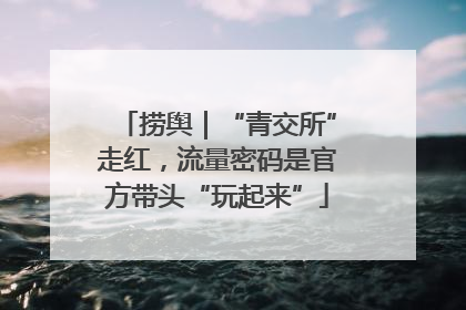 捞舆｜“青交所”走红，流量密码是官方带头“玩起来”