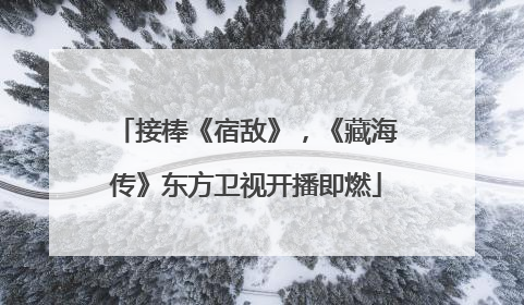 接棒《宿敌》，《藏海传》东方卫视开播即燃
