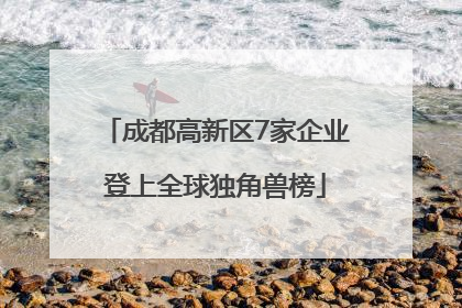 成都高新区7家企业登上全球独角兽榜