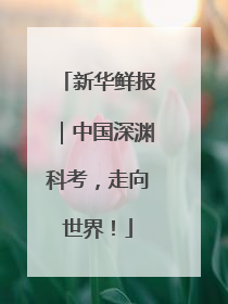 新华鲜报｜中国深渊科考，走向世界！