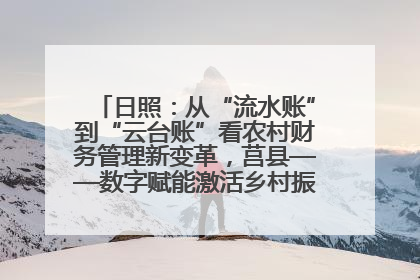 日照：从“流水账”到“云台账”看农村财务管理新变革，莒县——数字赋能激活乡村振兴“一池春水”