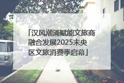 汉风潮涌赋能文旅商融合发展2025未央区文旅消费季启幕