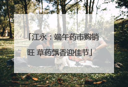 江永：端午药市购销旺 草药飘香迎佳节