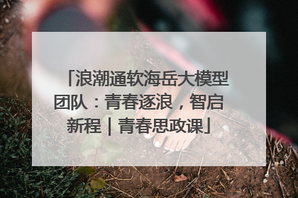 浪潮通软海岳大模型团队：青春逐浪，智启新程｜青春思政课