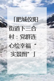 肥城仪阳街道下三合村：党群连心绘幸福“实景图”