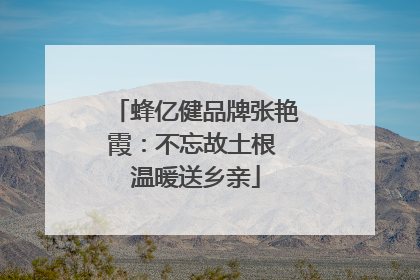蜂亿健品牌张艳霞：不忘故土根 温暖送乡亲