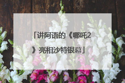 讲阿语的《哪吒2》亮相沙特银幕