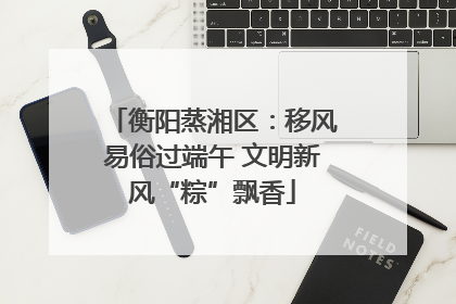 衡阳蒸湘区：移风易俗过端午 文明新风“粽”飘香