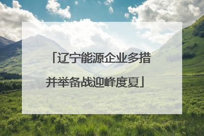 辽宁能源企业多措并举备战迎峰度夏