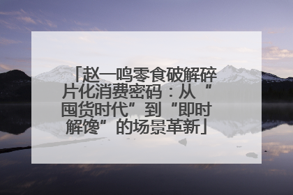 赵一鸣零食破解碎片化消费密码：从“囤货时代”到“即时解馋”的场景革新