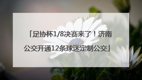 足协杯1/8决赛来了！济南公交开通12条球迷定制公交