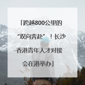 跨越800公里的“双向奔赴”！长沙-香港青年人才对接会在港举办