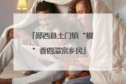 郧西县土门镇“椒”香四溢富乡民
