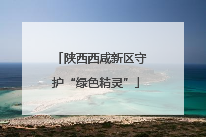 陕西西咸新区守护“绿色精灵”