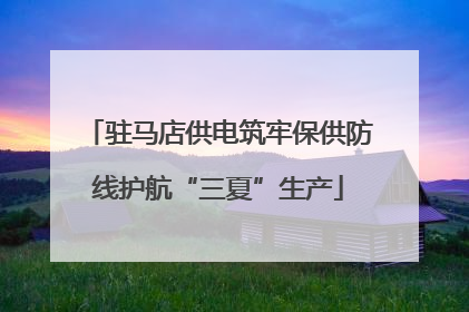 驻马店供电筑牢保供防线护航“三夏”生产