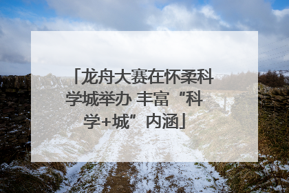 龙舟大赛在怀柔科学城举办 丰富“科学+城”内涵
