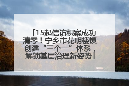 15起信访积案成功清零！宁乡市花明楼镇创建“三个一”体系，解锁基层治理新姿势