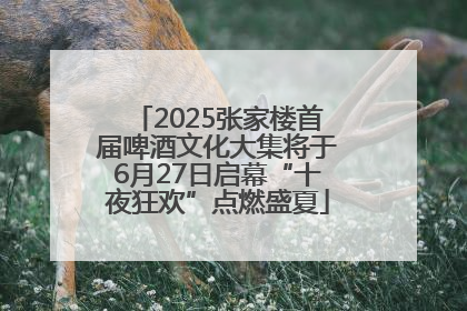 2025张家楼首届啤酒文化大集将于6月27日启幕“十夜狂欢”点燃盛夏