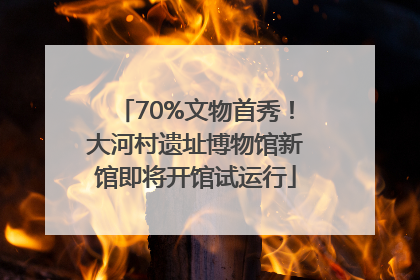 70%文物首秀！大河村遗址博物馆新馆即将开馆试运行